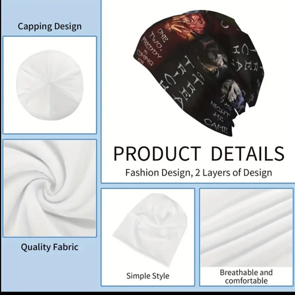 NWT! Unisex Horror Movie Beanie! - Picture 7 of 9